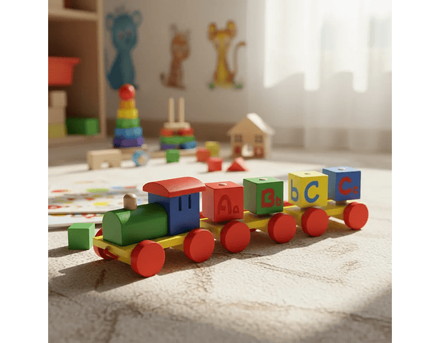 Tren Cubos Giratorios Pequeño