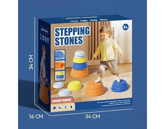 Pack De 7 Piedras Sensoriales De Equilibrio 