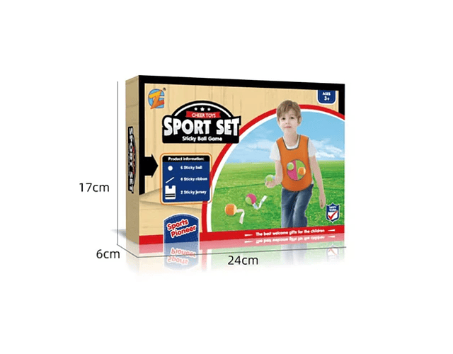 Juego Deportivo Infantil 2 en 1  Quemaditas + Atrapa Cola