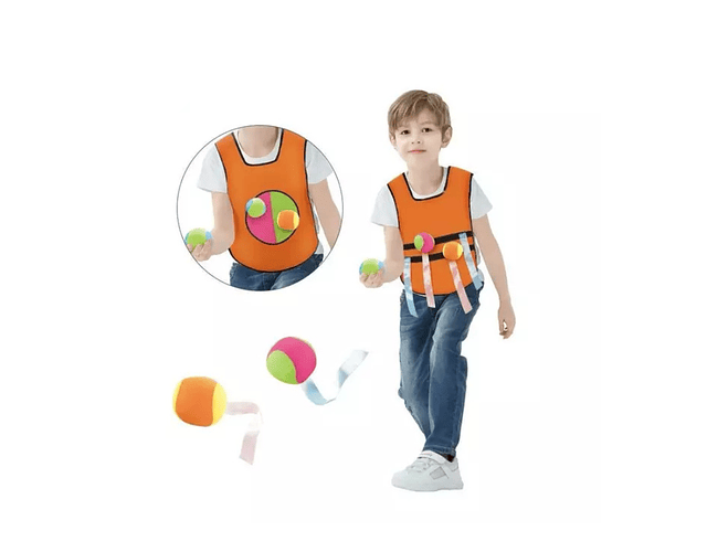 Juego Deportivo Infantil 2 en 1  Quemaditas + Atrapa Cola