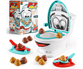 Juego de Lanzamiento de  Poop al Inodoro
