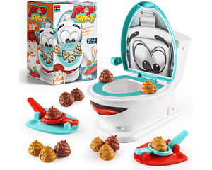 Juego de Lanzamiento de  Poop al Inodoro