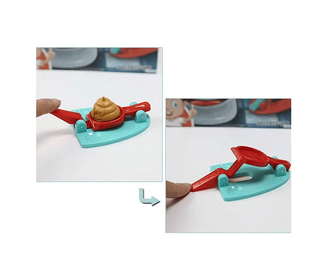 Juego de Lanzamiento de  Poop al Inodoro