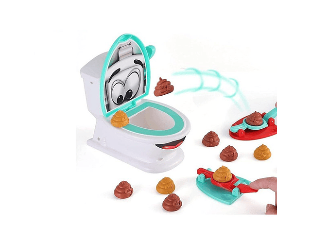 Juego de Lanzamiento de  Poop al Inodoro