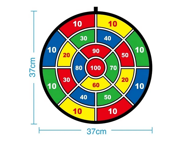 Tablero Tiro al Blanco con Velcro