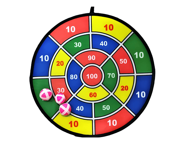 Tablero Tiro al Blanco con Velcro