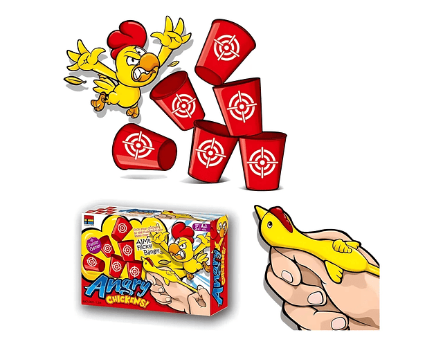 Juego De Mesa Angry Chickens Pollos Voladores 