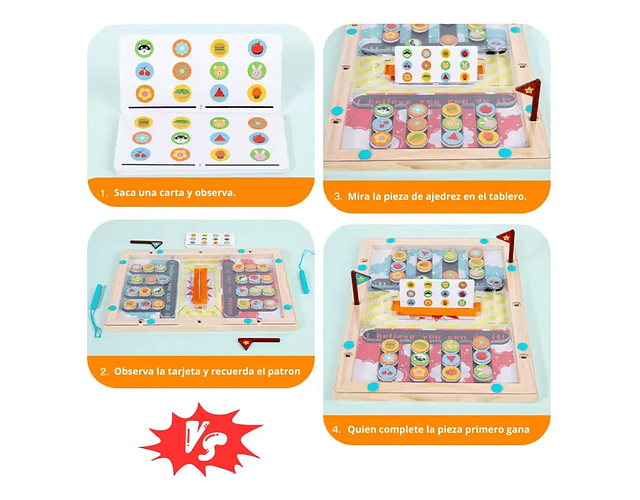 Juego Memoria Y Lógica Magnético