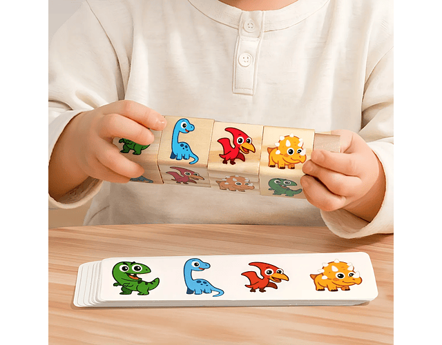 Rompecabezas Bloques giratorios de Madera