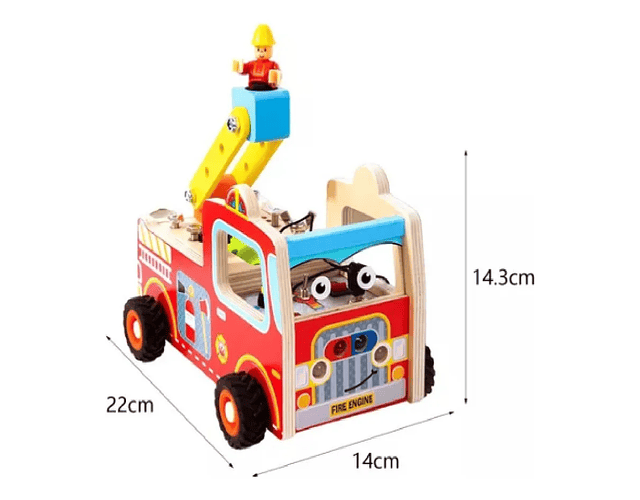 Camión De Bomberos Con Luz Y Sonido 