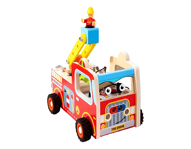 Camión De Bomberos Con Luz Y Sonido 