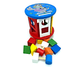 Cilindro Montessori Encajes Colores