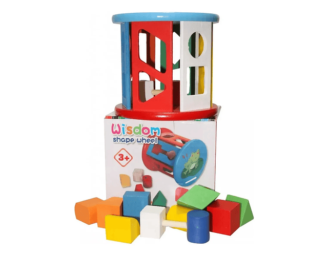 Cilindro Montessori Encajes Colores