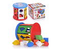 Cilindro Montessori Encajes Colores