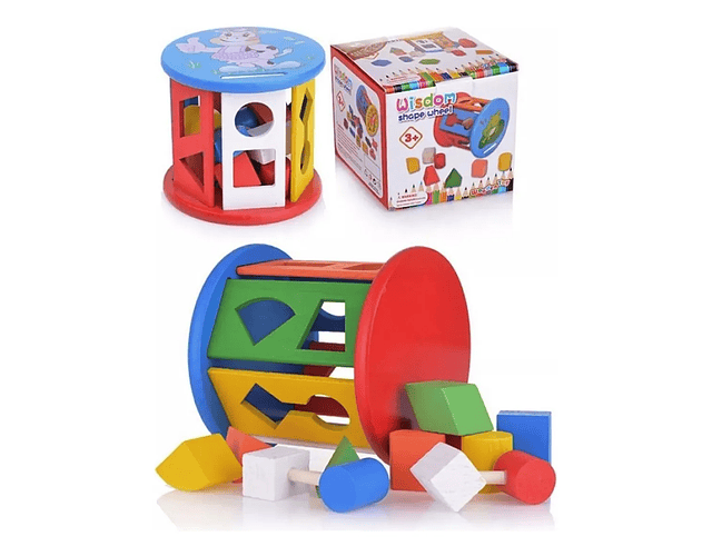 Cilindro Montessori Encajes Colores