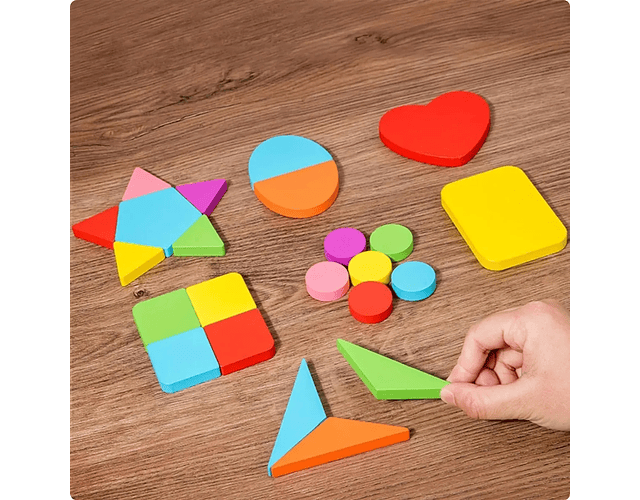 Tablero Montessori Figuras y Pizarra