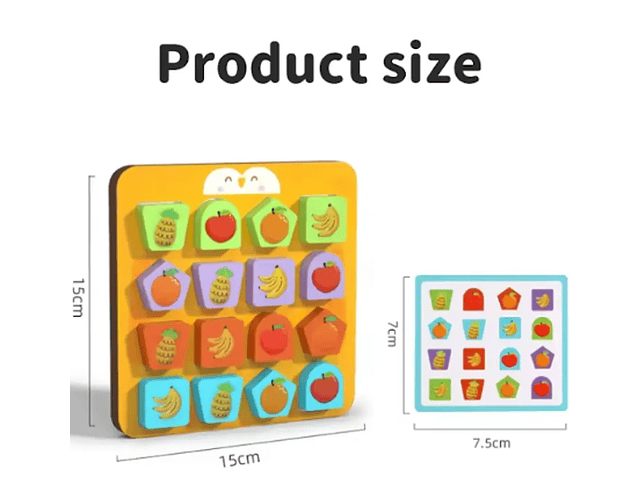 Juego lógica con formas y colores geométricos de  Animales