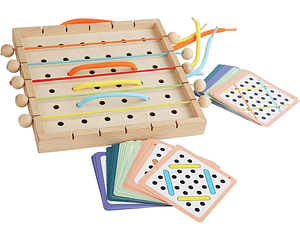 Tablero Cuerda Elástica y Enebrador