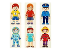 Puzzles de Oficios  y Profesiones 10 piezas