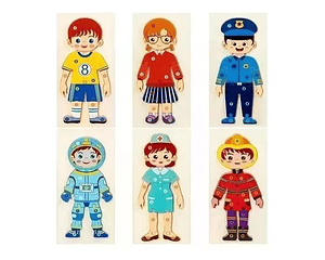 Puzzles de Oficios  y Profesiones 10 piezas