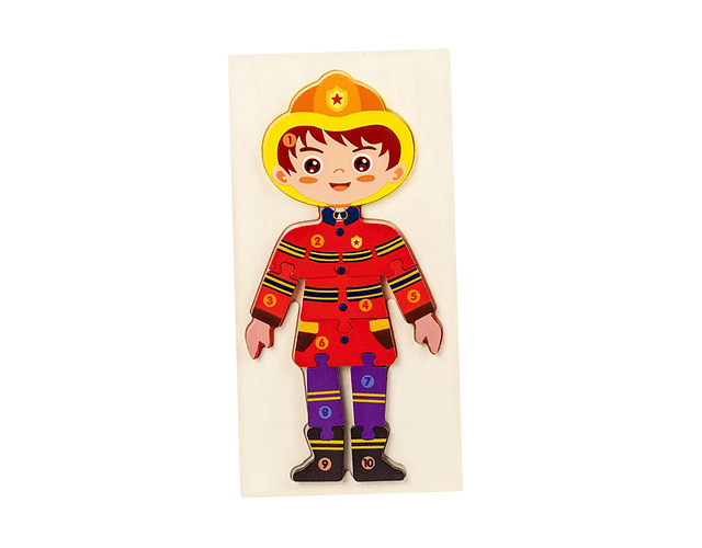 Puzzles de Oficios  y Profesiones 10 piezas