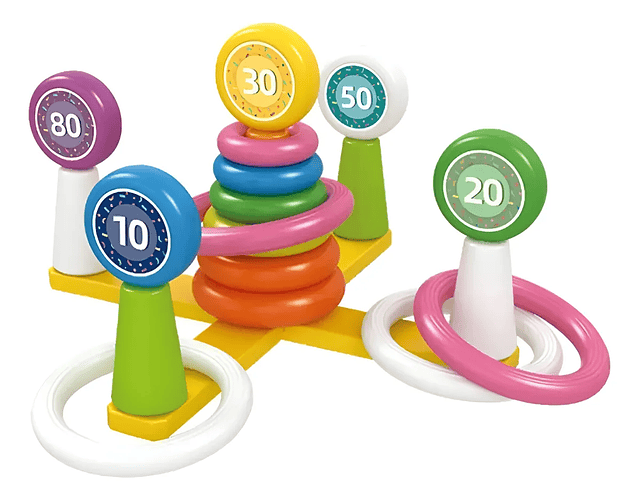 Juego Lanzamiento de Aros Apilables 