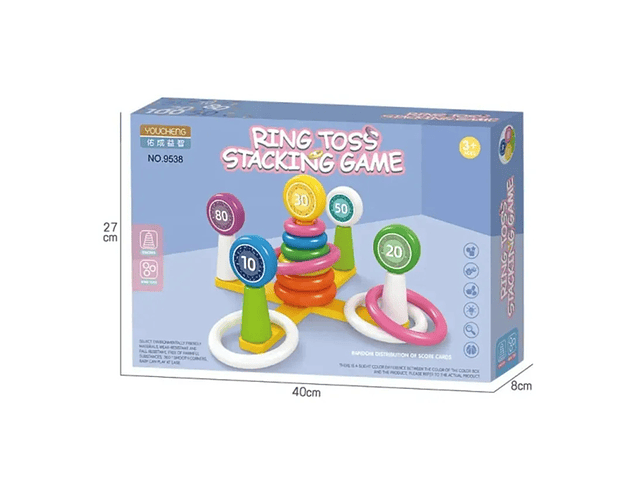 Juego Lanzamiento de Aros Apilables 