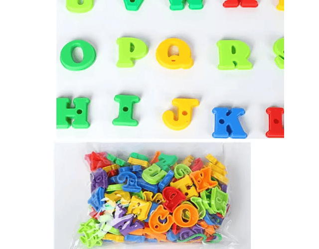 Letras Plásticas para Enhebrar