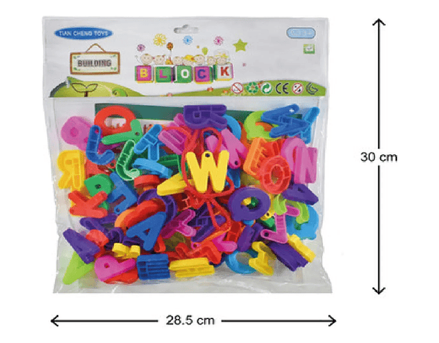 Letras Plásticas para Enhebrar