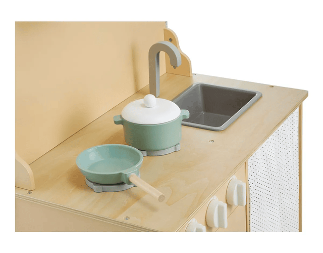 Cocina Montessori De Madera Multicolor