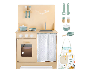 Cocina Montessori De Madera Multicolor