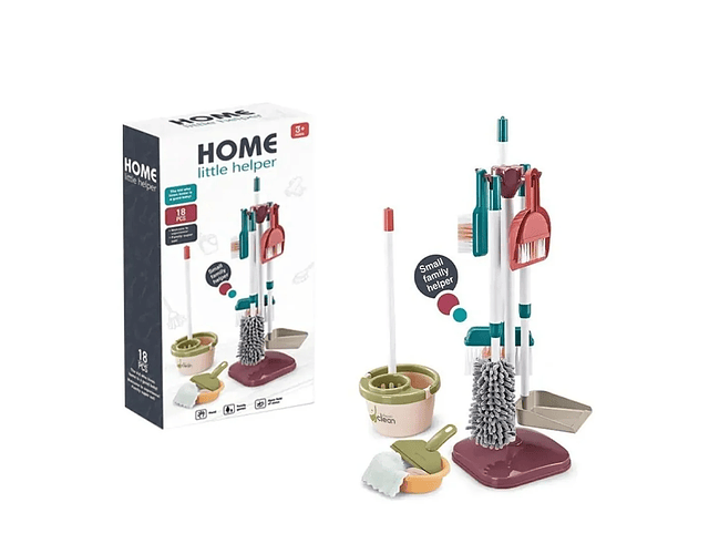 Set de Limpieza Didáctico Infantil 18 Piezas