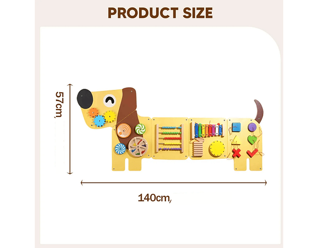 Panel Sensorial  interactivo de Pared