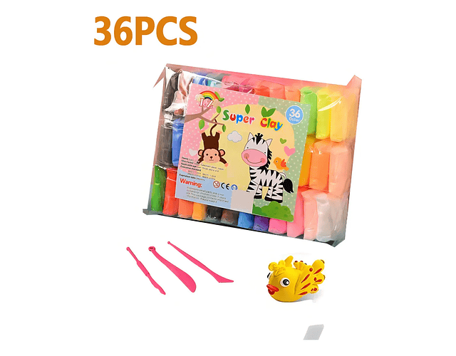 Pack Masas Slime Foamy 36 Colores 