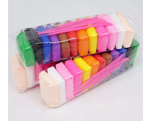 Pack Masas Slime Foamy 12 Colores 