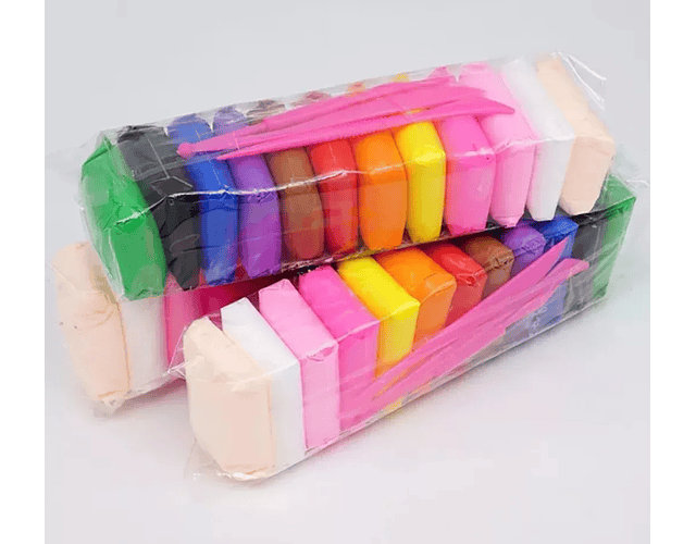 Pack Masas Slime Foamy 12 Colores 