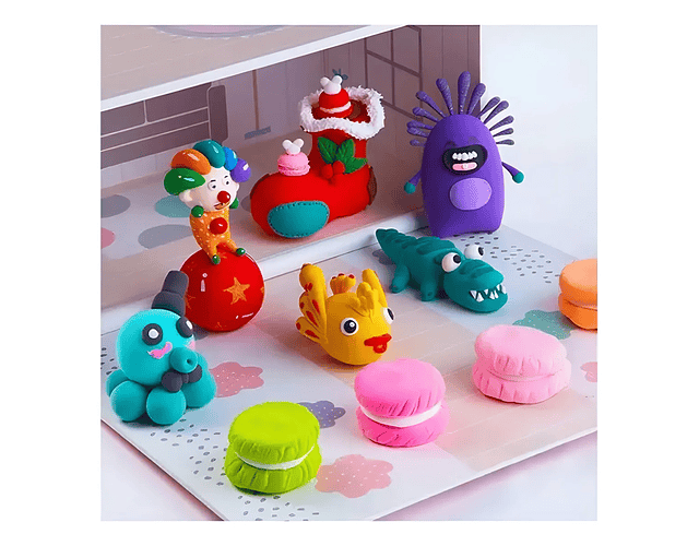 Pack Masas Slime Foamy 12 Colores 