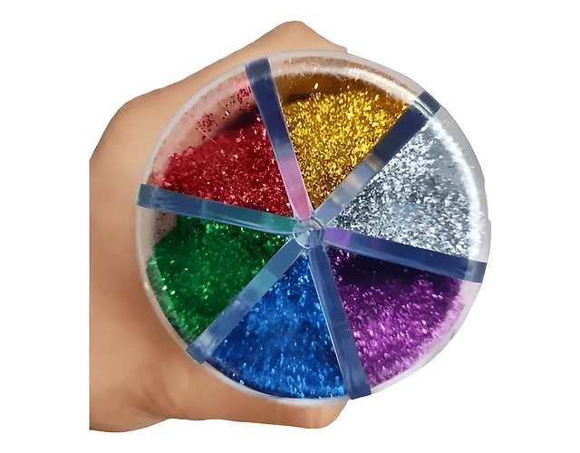 Escarcha Purpurina Manualidades Con Dosificador 