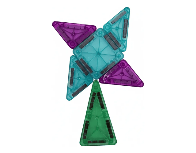 Juego Bloques Magnéticos Mini 24 Piezas