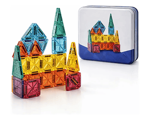 Juego Bloques Magnéticos Mini 24 Piezas