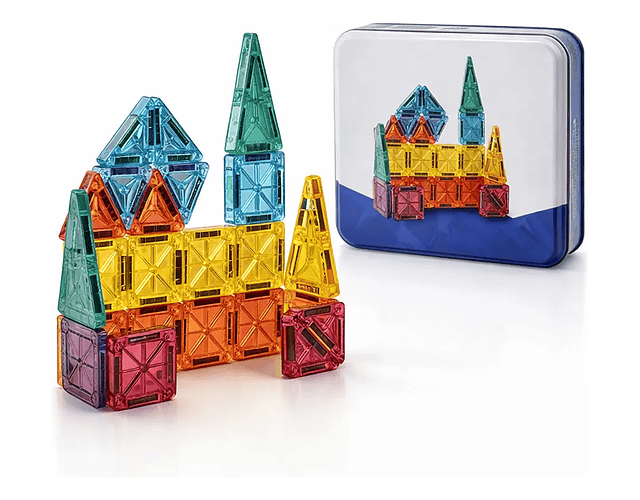 Juego Bloques Magnéticos Mini 24 Piezas