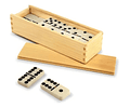 Dominó Caja de Madera