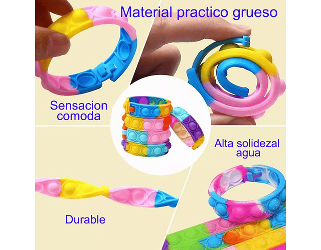 Pulsera Sensorial Pop It 