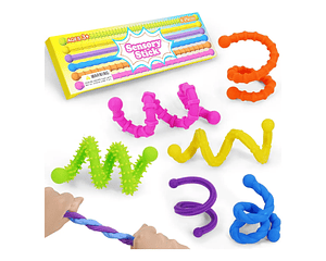 Set 6 Varillas Sensoriales Texturizadas