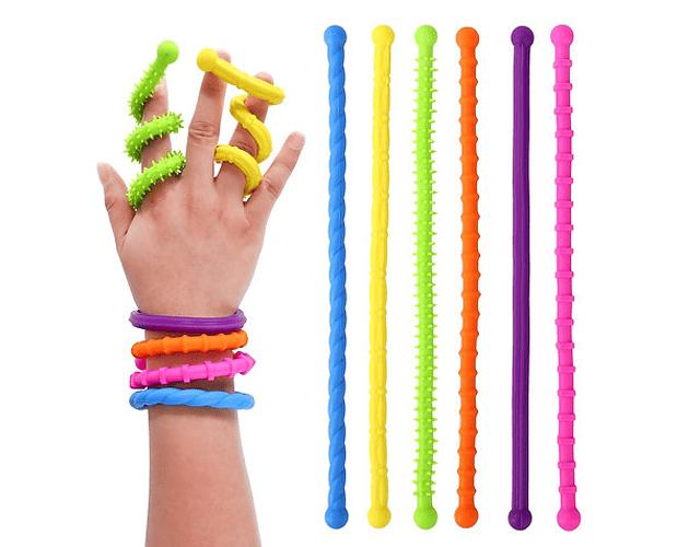 Set 6 Varillas Sensoriales Texturizadas