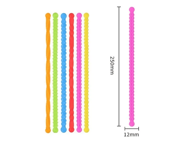 Set 6 Varillas Sensoriales Texturizadas