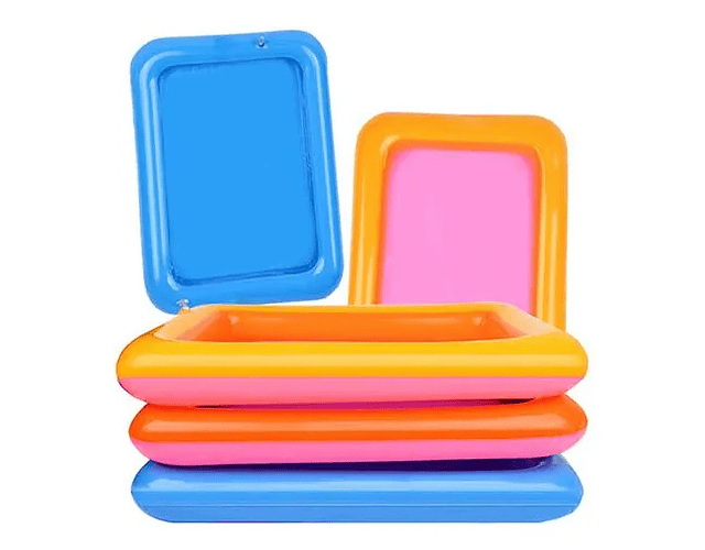 Arena Mágica 1 Kg Con  Accesorios (Moldes Y Piscina Inflable) 