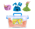 Arena Mágica 1 Kg Con  Accesorios (Moldes Y Piscina Inflable) 