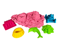 Arena Mágica 1 Kg Con  Accesorios (Moldes Y Piscina Inflable) 