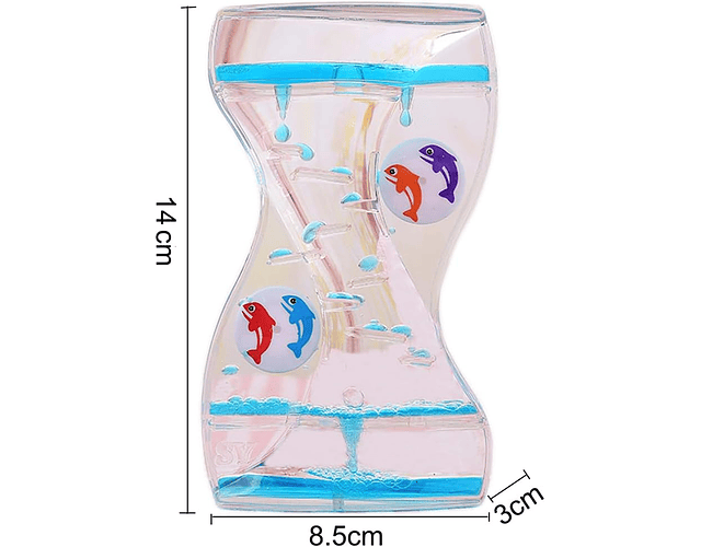 Reloj Burbuja Sensorial Giratorio